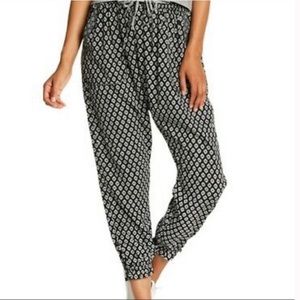 Joie cropped joggers floral print Anthropologie